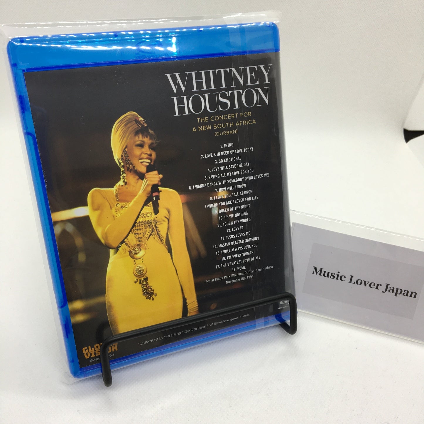 WHITNEY HOUSTON / THE CONCERT FOR A NEW SOUTH AFRICA DURBAN 1994 PRO SHOT (1BDR)