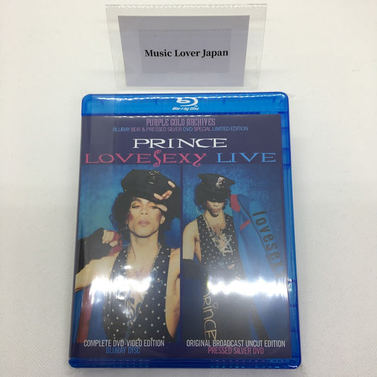 Prince / Lovesexy Live Blu-ray & Pressed Silver DVD Special Limited Edition (1DVD+1BDR)