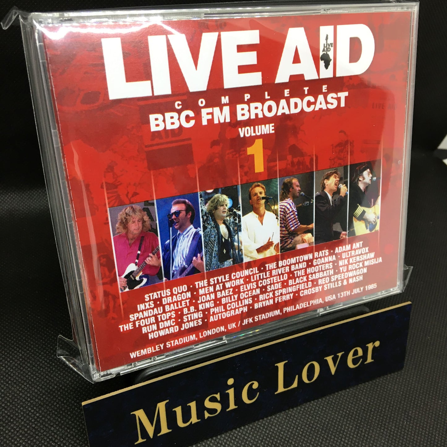 V.A.(STATUS QUO, STYLE COUNCIL, STING AND MORE) / LIVE AID COMPLETE BBC FM BROADCAST VOLUME 1 STEREO SOUNDBOARD (5CDR)