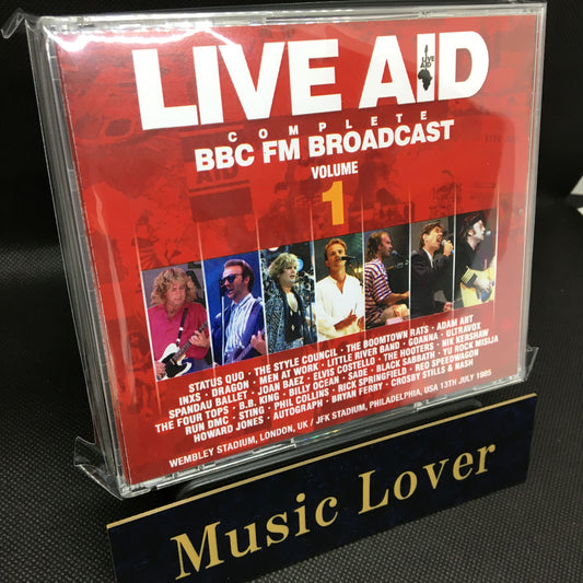 V.A.(STATUS QUO, STYLE COUNCIL, STING AND MORE) / LIVE AID COMPLETE BBC FM BROADCAST VOLUME 1 STEREO SOUNDBOARD (5CDR)