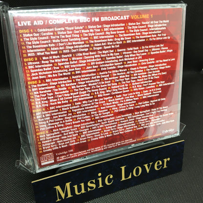 V.A.(STATUS QUO, STYLE COUNCIL, STING AND MORE) / LIVE AID COMPLETE BBC FM BROADCAST VOLUME 1 STEREO SOUNDBOARD (5CDR)