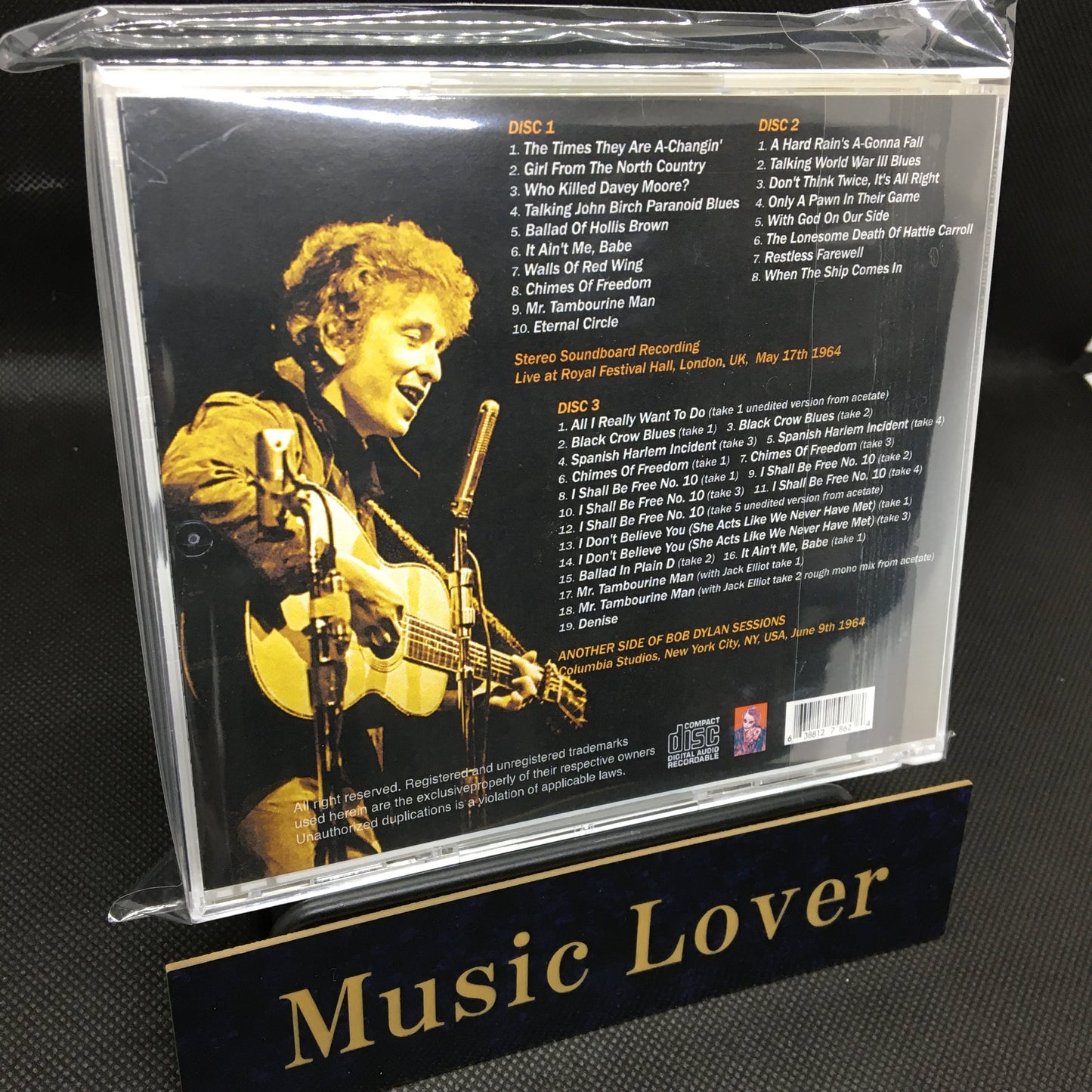 BOB DYLAN / 1964 Soundboard (3CDR)