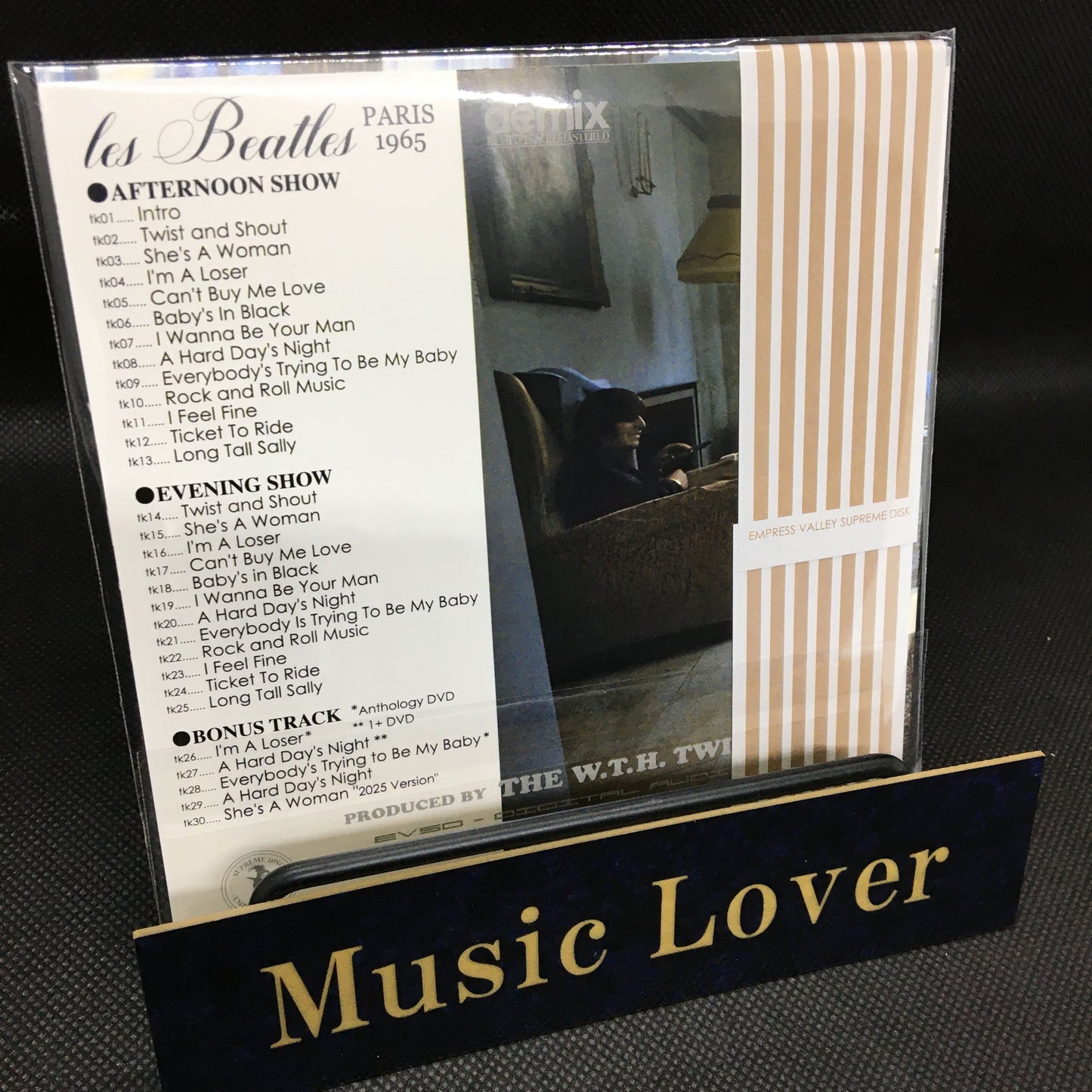 THE BEATLES / les Beatles au George V (1CD) 1965 Paris SOUNDBOARD DEMIX Empress Valley New