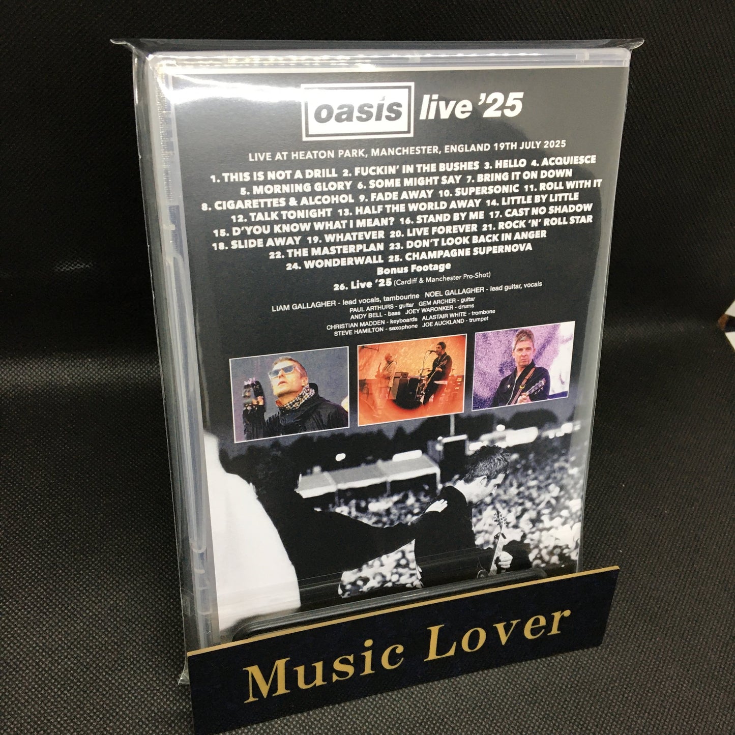 OASIS / HEATON PARK 2025 4TH NIGHT THE VIDEO (1DVDR)