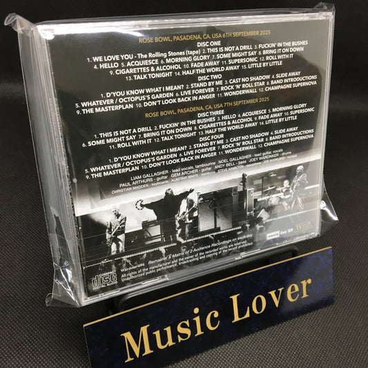 OASIS / DEFINITIVE ROSE BOWL 2025 2 DAYS COMPLETE COOL BRITANNIA IN THE U.S. (4CD)