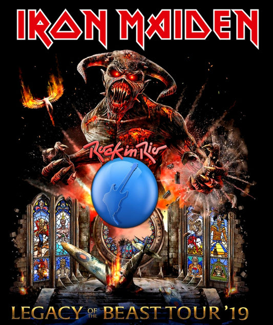IRON MAIDEN / LEGACY OF THE BEAST TOUR 2019 Rock in Rio (1BDR)