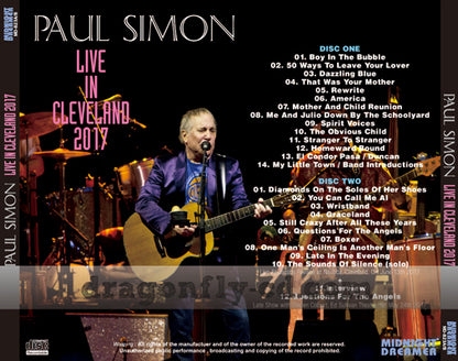 PAUL SIMON / LIVE IN CLEVELAND 2017 (2CDR)
