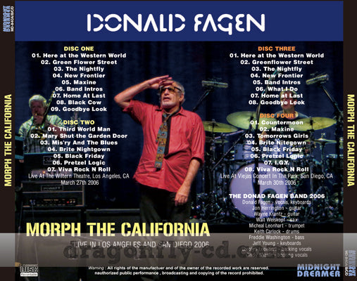 DONALD FAGEN / MORPH THE CALIFORNIA (4CDR)