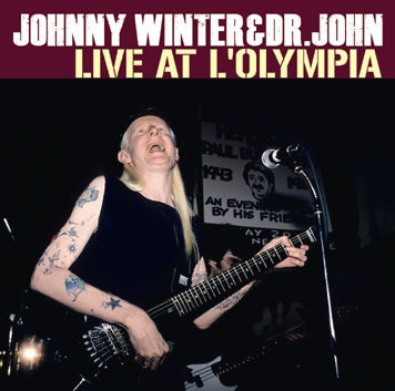 JOHNNY WINTER & DR.JOHN / LIVE AT L'OLYMPIA Soundboard (1CDR)