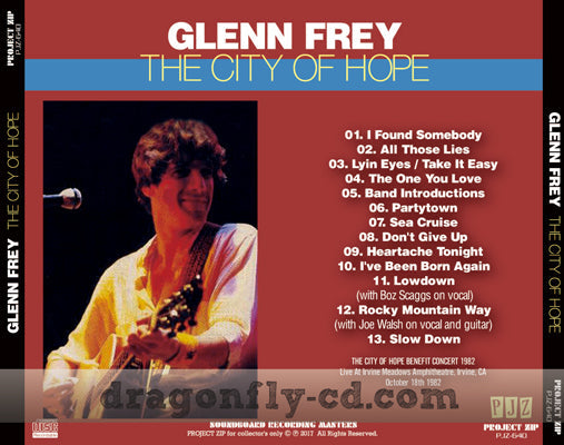GLENN FREY / THE CITY OF HOPE Soundboard (1CDR)