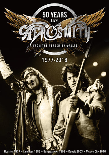 AEROSMITH / 50 YEARS LIVE! 1977-2016 PRO shot (3DVDR)