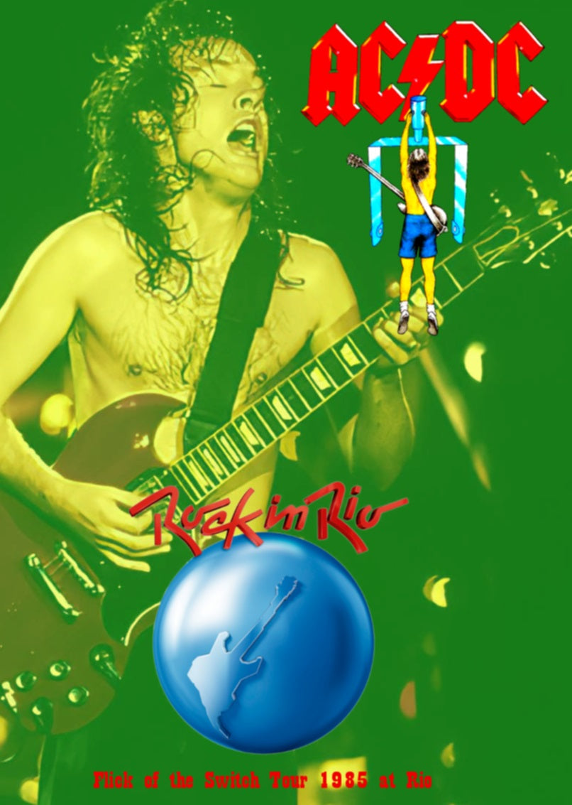 AC/DC / Flick of the Switch Tour 1985 Rock in Rio Proshot (1DVDR)