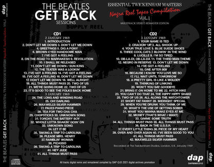 THE BEATLES / GET BACK SESSIONS ESSENTIAL TWICKENHAM & COMPLETE APPLE MASTERS (16CD) Special slipcase limited version