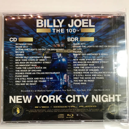 BILLY JOEL / NEW YORK CITY NIGHT THE 100th (1CD+1BDR)