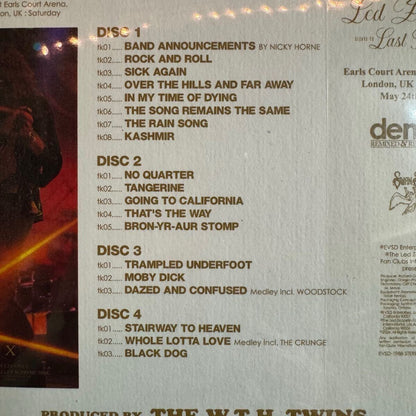 LED ZEPPELIN / SECOND TO LAST SCENE (4CD)