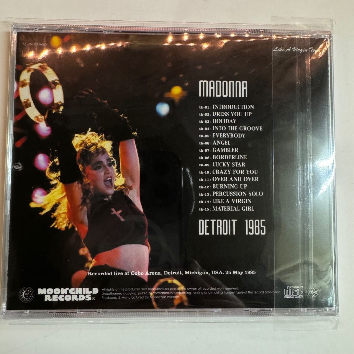 MADONNA / DETROIT 1985 (1CD) Moonchild