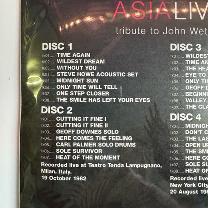 ASIA / FOREVER John Wetton Asia Live (4CD)