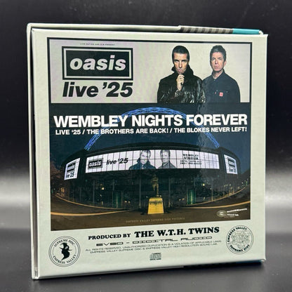 OASIS / WEMBLEY NIGHTS FOREVER (4CD) Booklet Box Empress Valley IEM SOUNDBOARD!