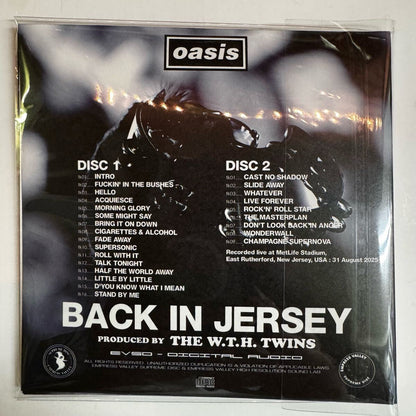 OASIS / BACK IN JERSEY (2CD) Noel & Liam The Return East Rutherford, New Jersey