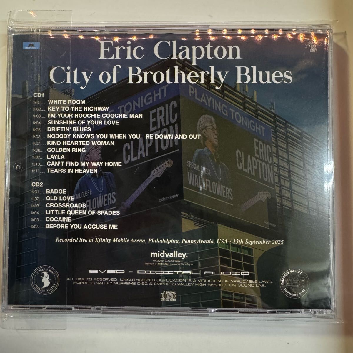 ERIC CLAPTON / CITY OF BROTHERLY BLUES (2CD)