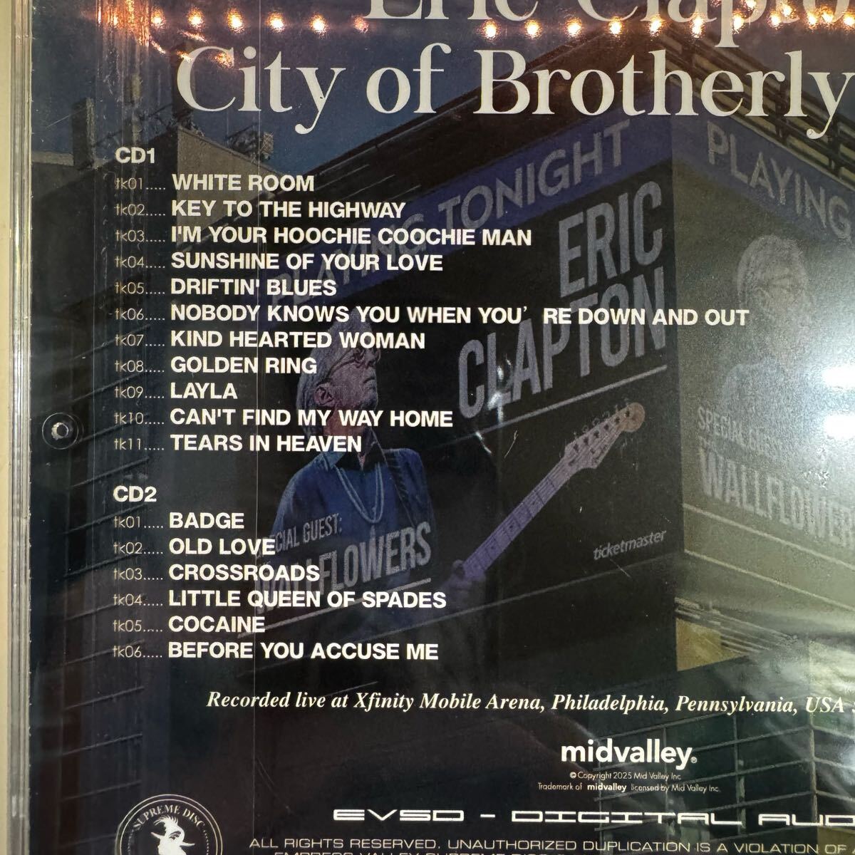 ERIC CLAPTON / CITY OF BROTHERLY BLUES (2CD)