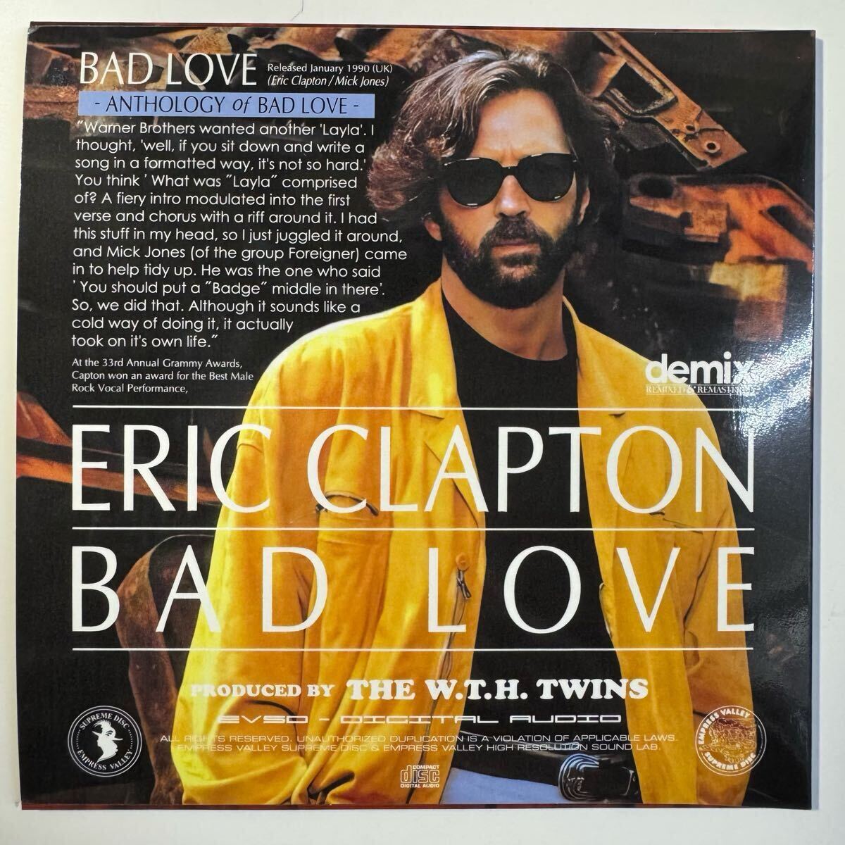 ERIC CLAPTON / Anthology of BAD LOVE demix (1CD)