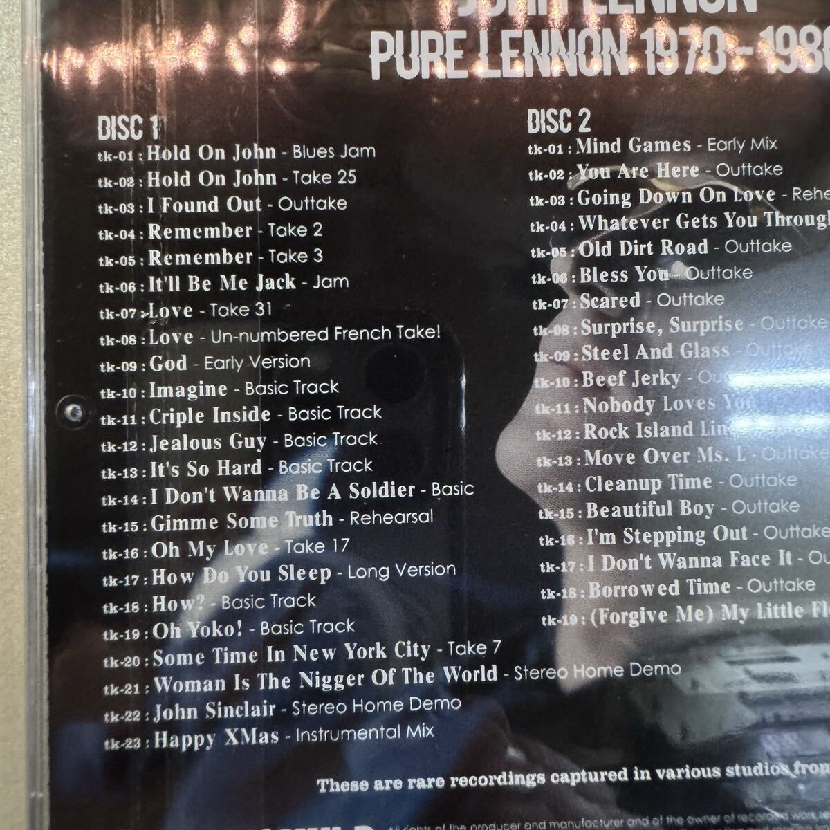 John Lennon / Pure Lennon 1970-1980 captain acid remaster (2CD)