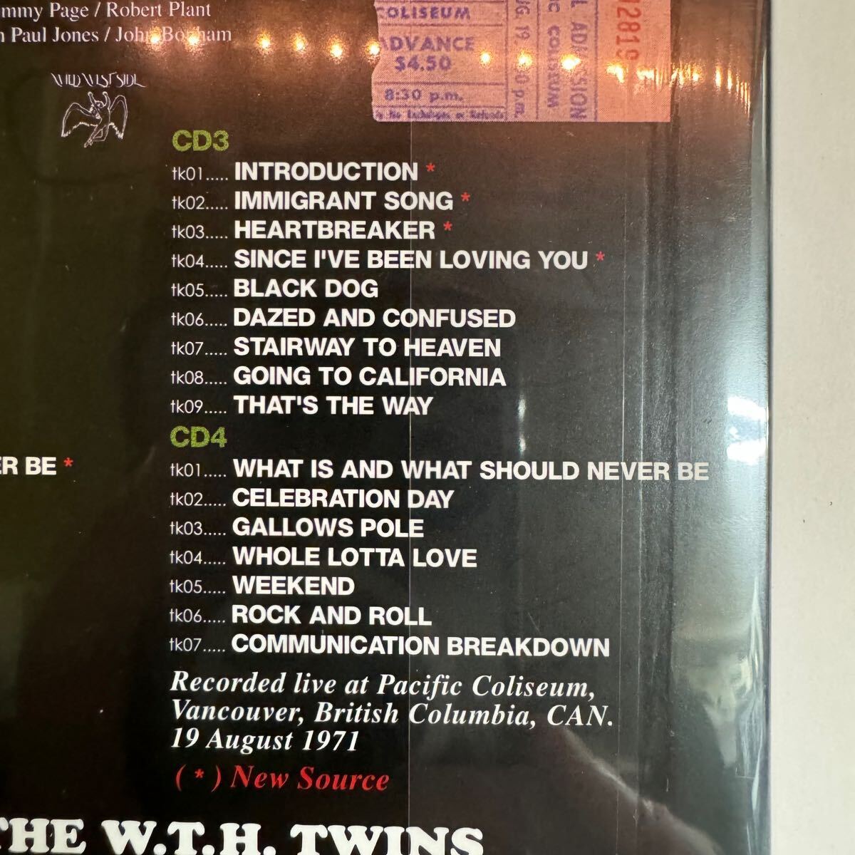 LED ZEPPELIN / WILD WEST SIDE Complete! 1971 (4CD) Empress Valley