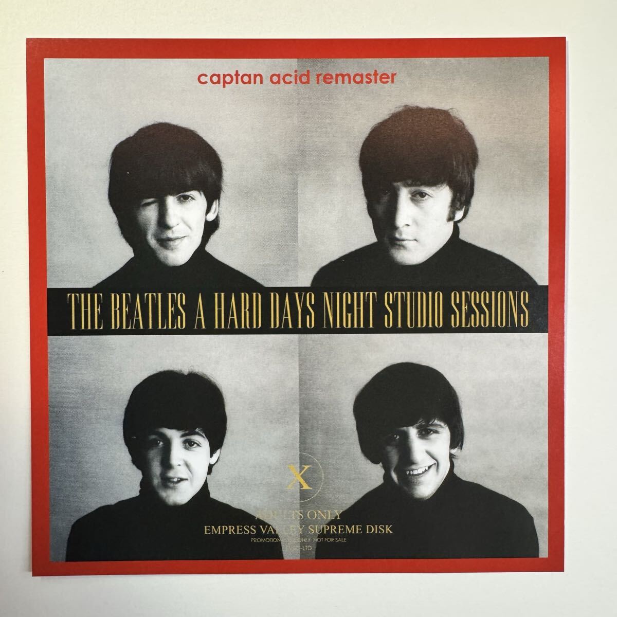 THE BEATLES / A HARD DAY’S NIGHT studio sessions captain acid remaster (4CD)