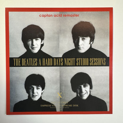 THE BEATLES / A HARD DAY’S NIGHT studio sessions captain acid remaster (4CD)