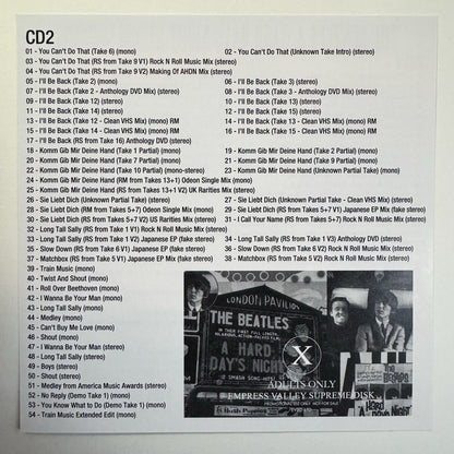 THE BEATLES / A HARD DAY’S NIGHT studio sessions captain acid remaster (4CD)