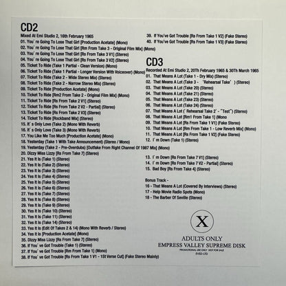 THE BEATLES / HELP! studio sessions captain acid remaster (3CD)