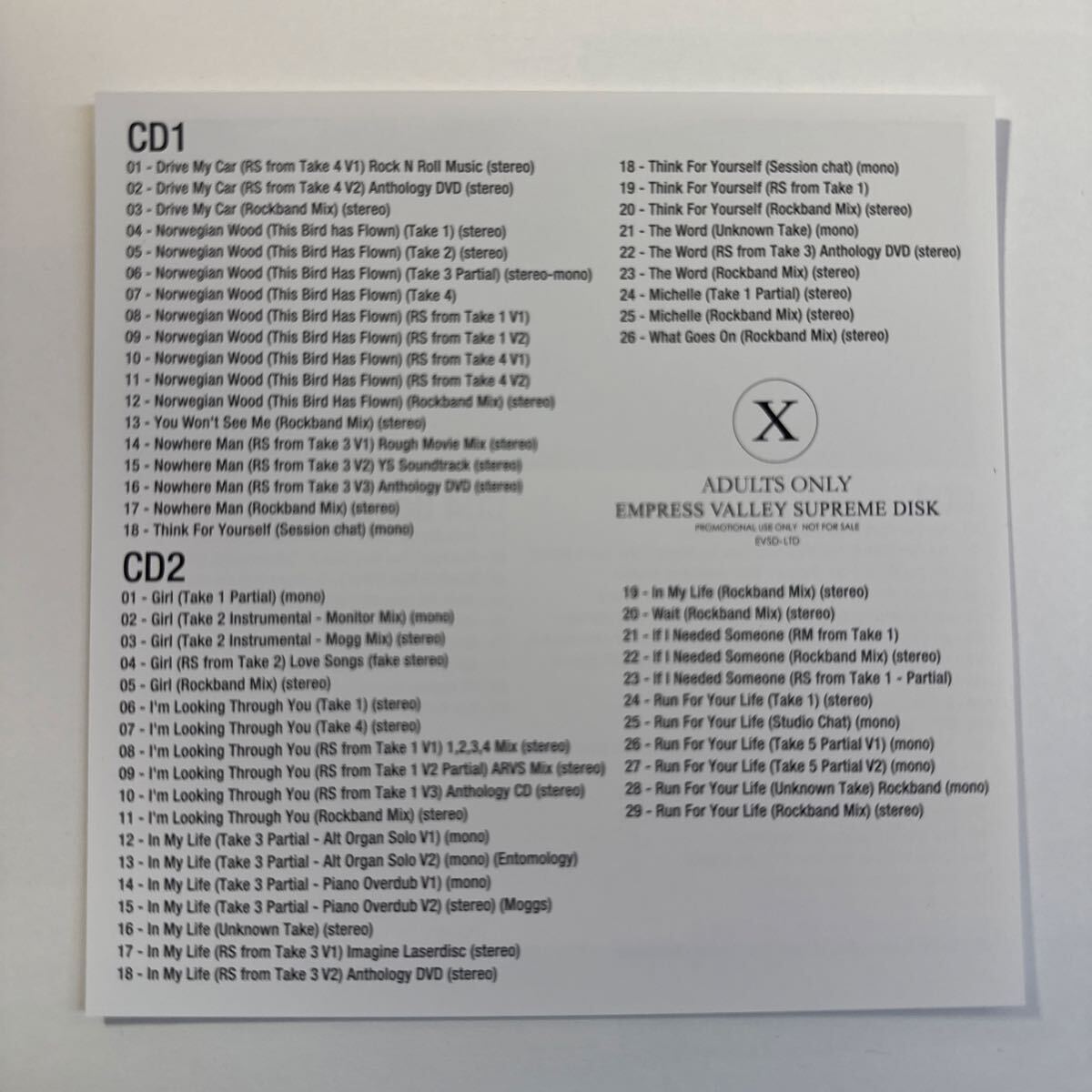 THE BEATLES / RUBBER SOUL studio sessions captain acid remaster (4CD)