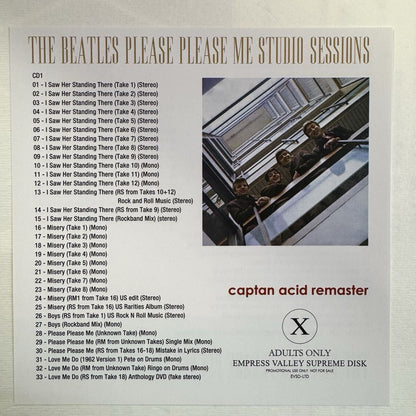 THE BEATLES / PLEASE PLEASE ME studio sessions captain acid remaster (2CD)