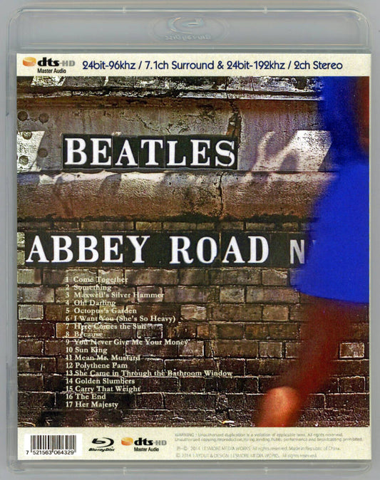 The Beatles / ABBEY ROAD 24bit-96khz / 7.1ch Surround, 24bit-192khz / 2ch Stereo (1BDR) DTS-HD Master Audio