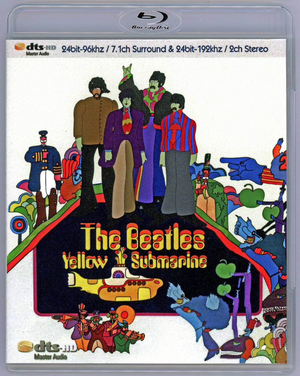 The Beatles / YELLOW SUBMARINE 24bit-96khz / 7.1ch Surround, 24bit-192khz / 2ch Stereo (1BDR) DTS-HD Master Audio