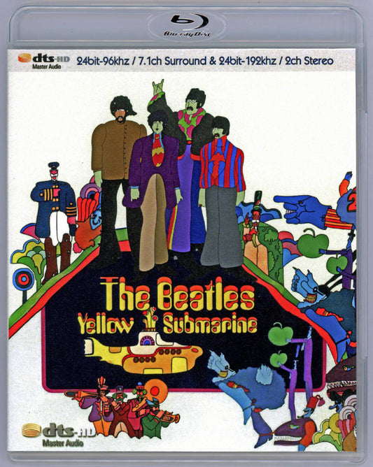 The Beatles / YELLOW SUBMARINE 24bit-96khz / 7.1ch Surround, 24bit-192khz / 2ch Stereo (1BDR) DTS-HD Master Audio