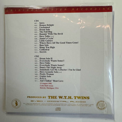 VAN HALEN / Detroit Ritchfield Phoenix Inglewood 1982 SOUNDBOARD 4 NIGHT SET (8CD) Empress Valley New!